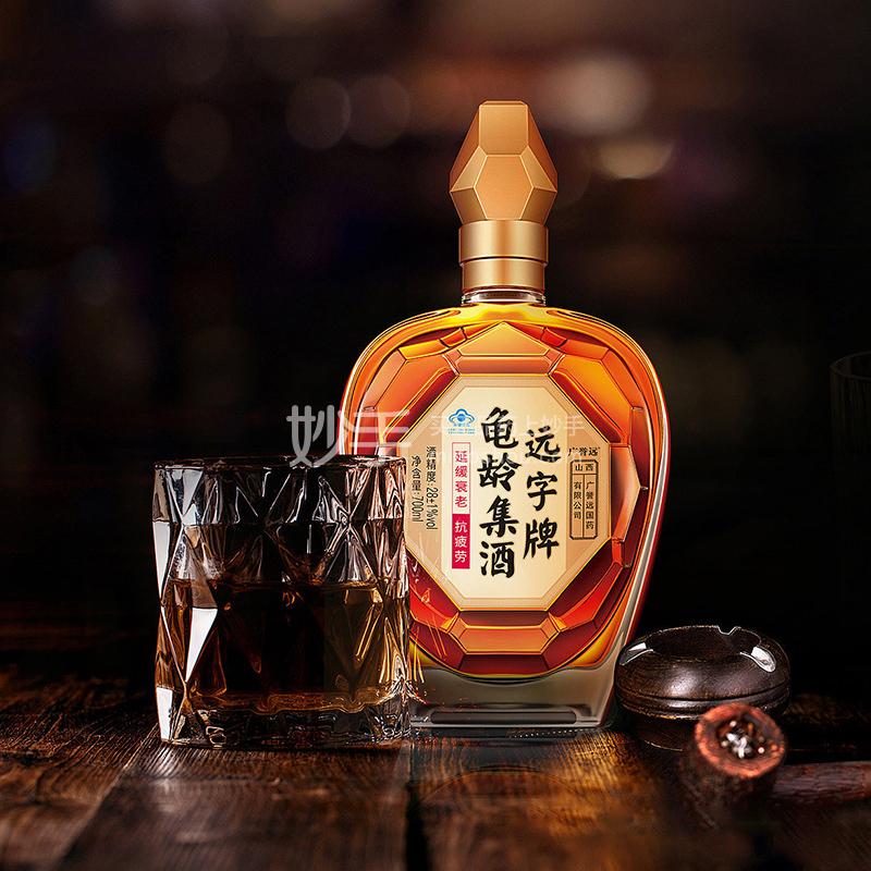 远字牌龟龄集酒700ml_多少钱_在哪买-圆心大药房